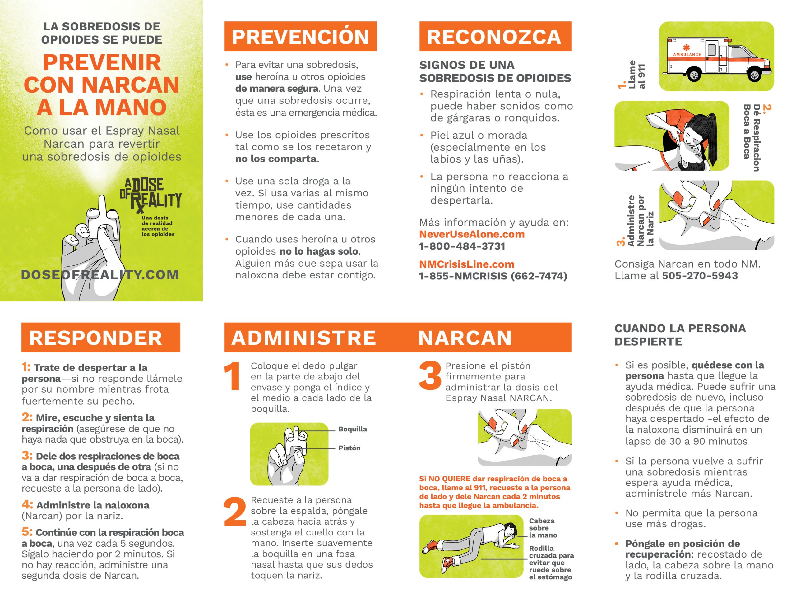 ADOR Narcan Guide Spanish