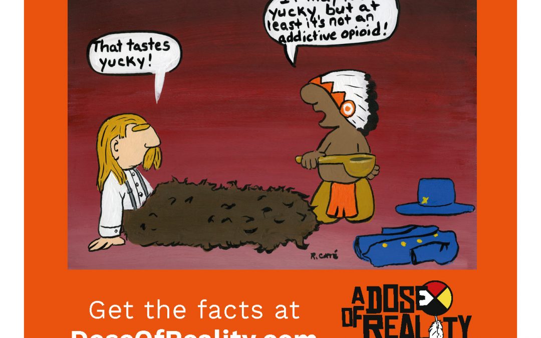 Native American Cartoon (Get the Facts Cling)